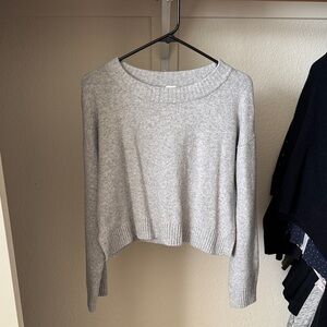 Abound Heather Gray Women's Crew Neck Sweater
